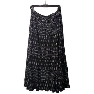 CT2222 Style & Co Black & White Maxi Skirt PL